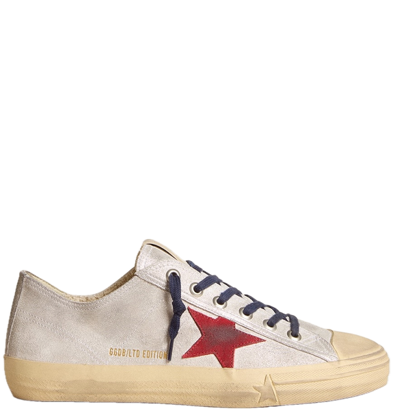  Giày Nam Golden Goose V-Star LTD 'Silver' 