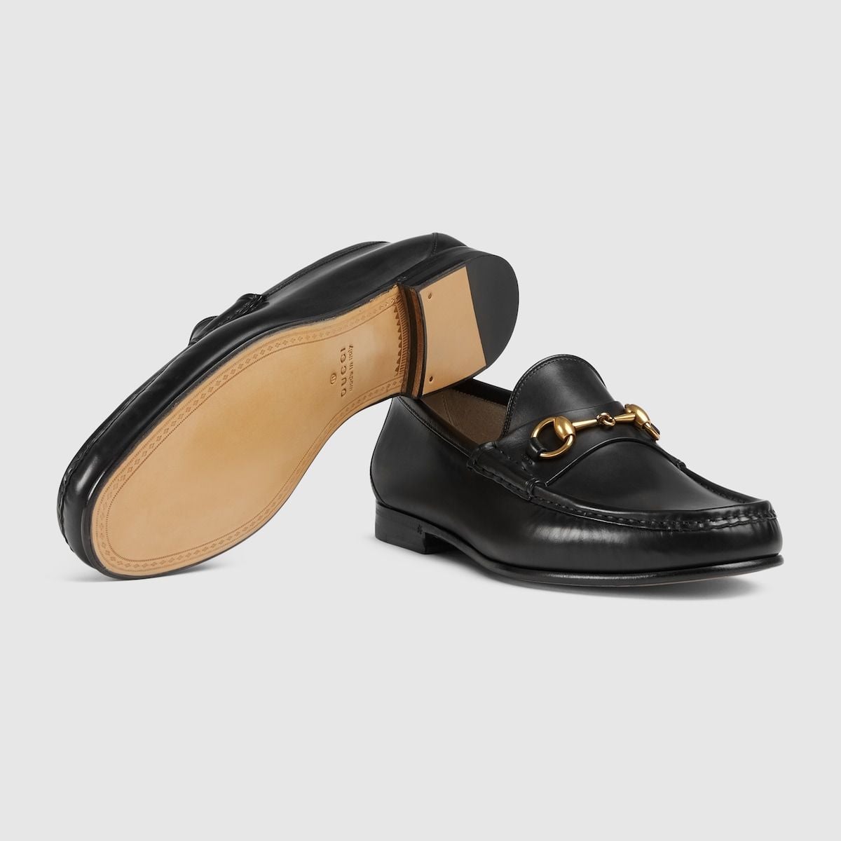  Giày Nam Gucci Horsebit 1953 Loafer 'Black' 