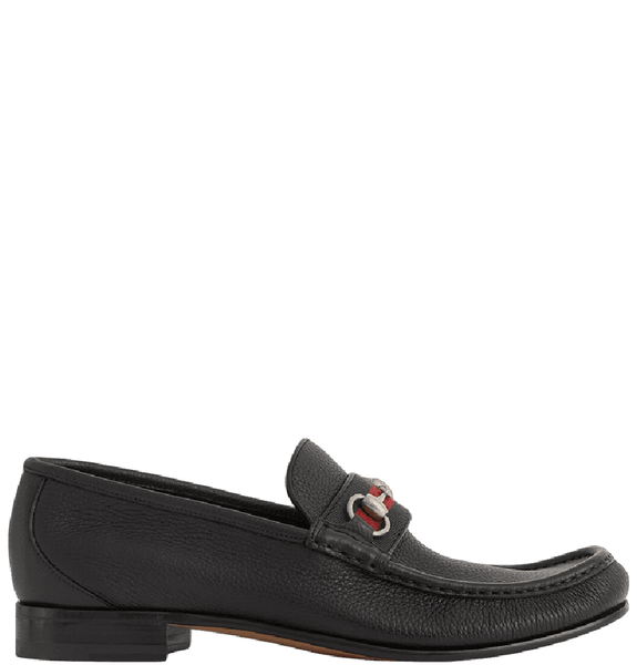  Giày Nam Gucci Horsebit Loafer Leather 'Black' 