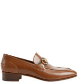  Giày Nam Gucci Loafer Horsebit 'Brown Leather' 