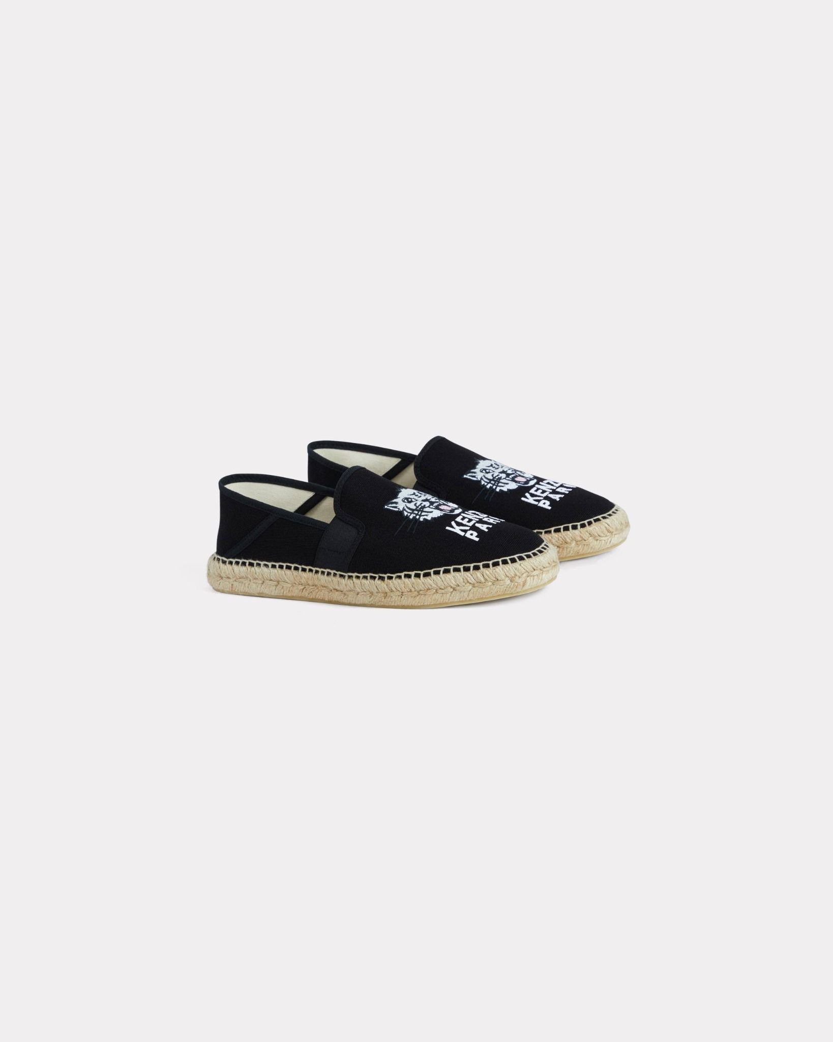  Giày Nam Kenzo 'Happy Tiger' Espadrilles 'Black' 