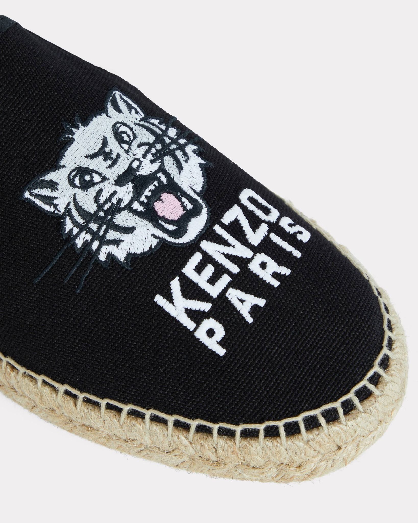  Giày Nam Kenzo 'Happy Tiger' Espadrilles 'Black' 
