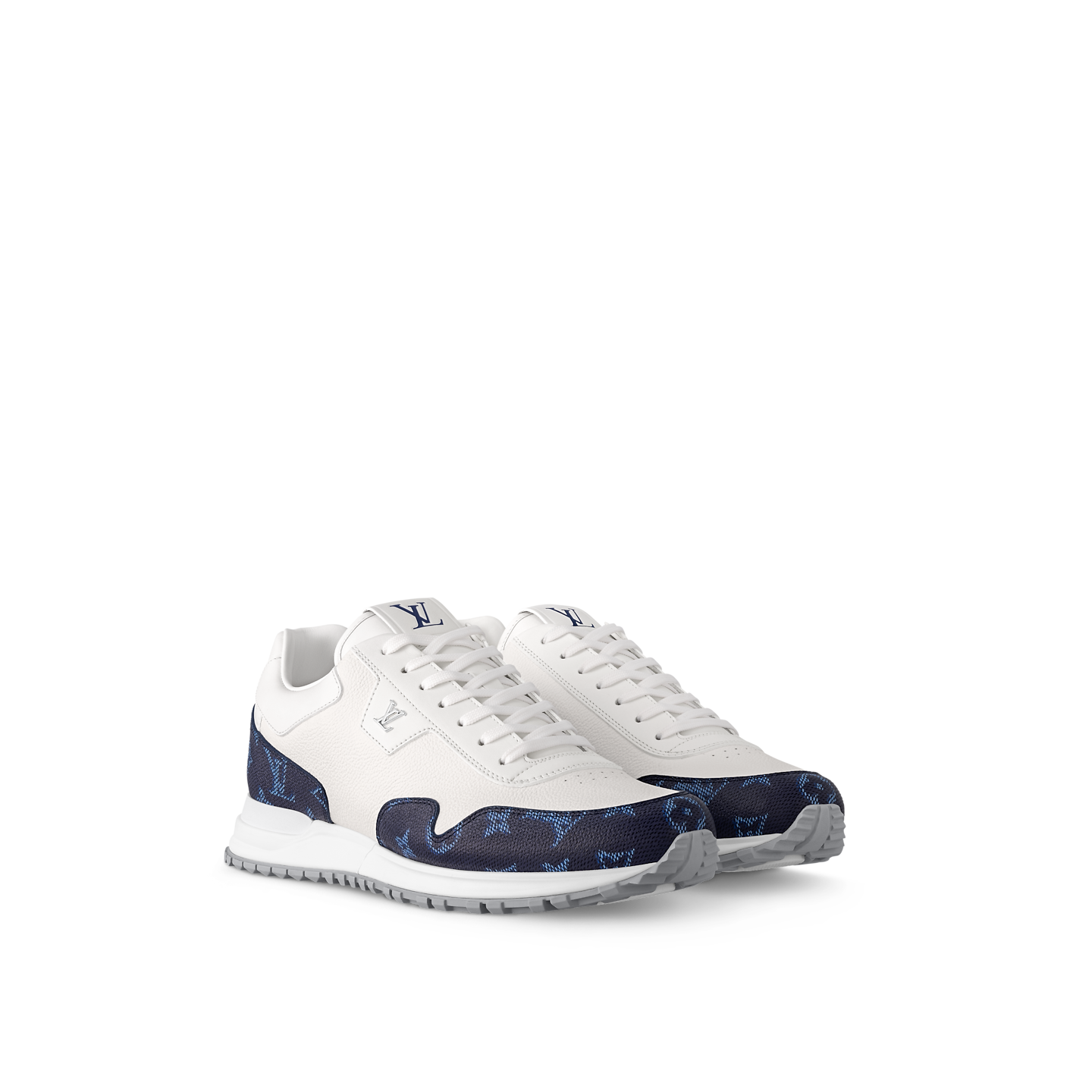  Giày Nam Louis Vuitton Run Away Trainers 'White Marine' 