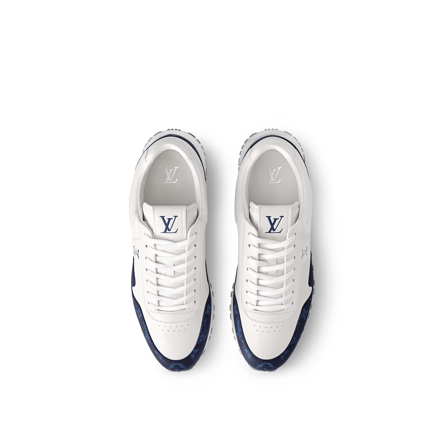  Giày Nam Louis Vuitton Run Away Trainers 'White Marine' 