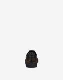  Giày Nam Moschino All-Over Logo Nylon 'Brown' 