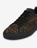  Giày Nam Moschino All-Over Logo Nylon 'Brown' 