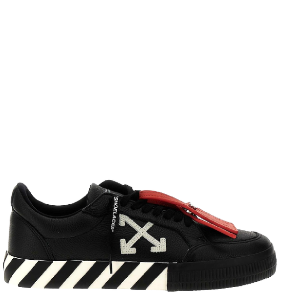  Giày Nam Off-White Low Vulcanized 'Black' 
