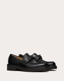  Giày Nam Valentino Vlogo Locker Loafer 'Black' 