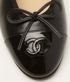  Giày Nữ Chanel Ballet Flats Lambskin 'Black' 