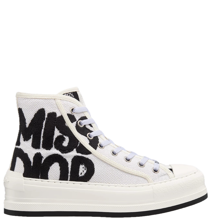  Giày Nữ Dior Walk'n'Dior High-Top Sneaker 'White' 