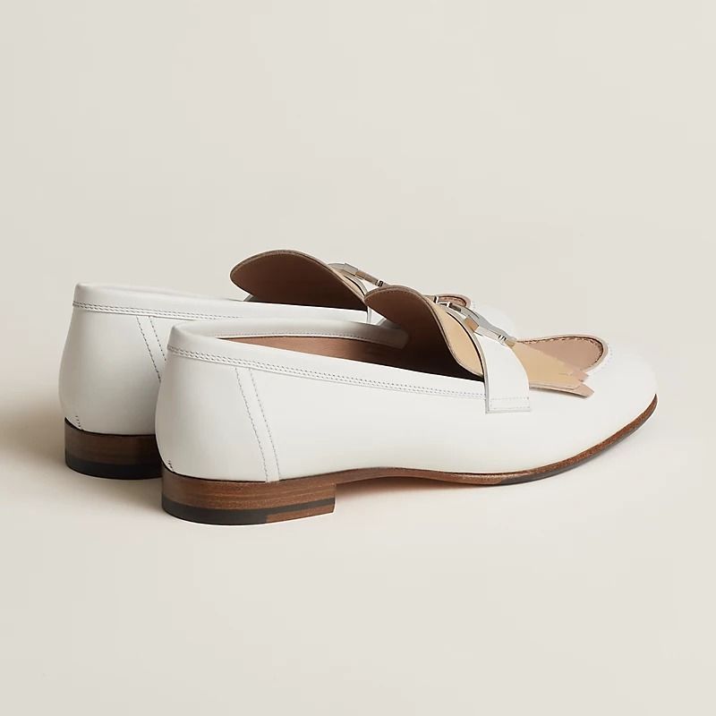  Giày Nữ Hermes Royal Loafer 'Multicolore Blanc' 