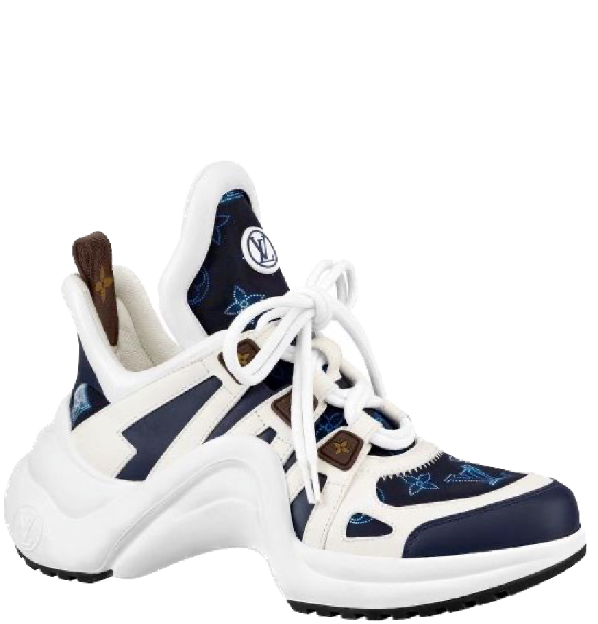  Giày Nữ Louis Vuitton Lv Archlight Trainers 'Navy Blue' 