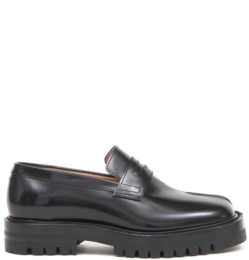  Giày Nữ Maison Margiela Tabi Loafers 'Black' 