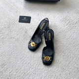  Giày Nữ Versace Medusa Slingback 'Black' 