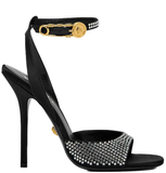  Giày Nữ Versace Safety Pin Sandals 'Black' 