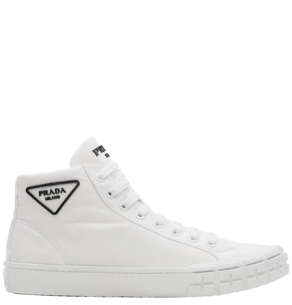  Giày Nam Prada Wheel Cassetta High Top 'White' 