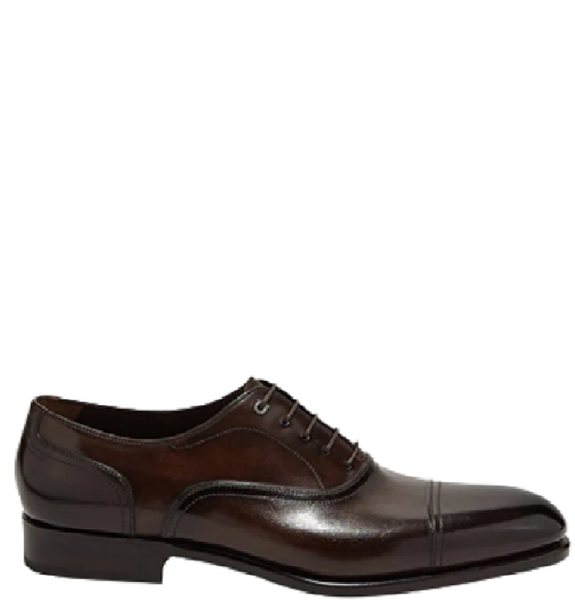  Giày Salvatore Ferragamo Nam Gancini Oxford 'Brown' 