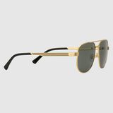  Kính Gucci Navigator Frame Sunglasses 'Gold' 