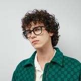  Kính Gucci Rectangular Optical Frame 'Brown' 