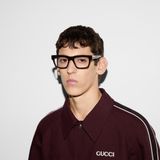  Kính Gucci Rectangular Optical Frame 'Brown' 