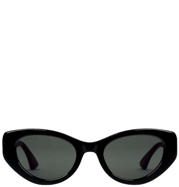  Kính Nữ Gucci Cat-eye Frame Sunglasses 'Black' 