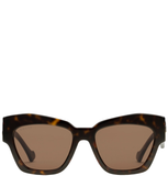  Kính Nữ Gucci Cat-eye Frame Sunglasses 'Brown' 