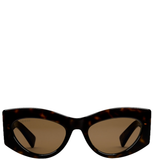  Kính Nữ Gucci Cat-eye Frame Sunglasses 'Brown' 