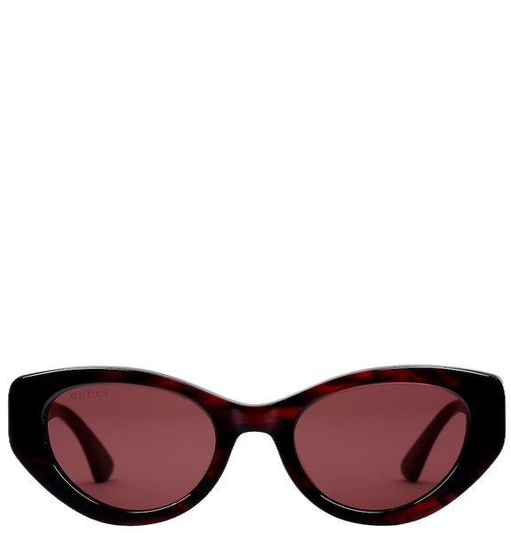  Kính Nữ Gucci Cat-eye Frame Sunglasses 'Brown' 