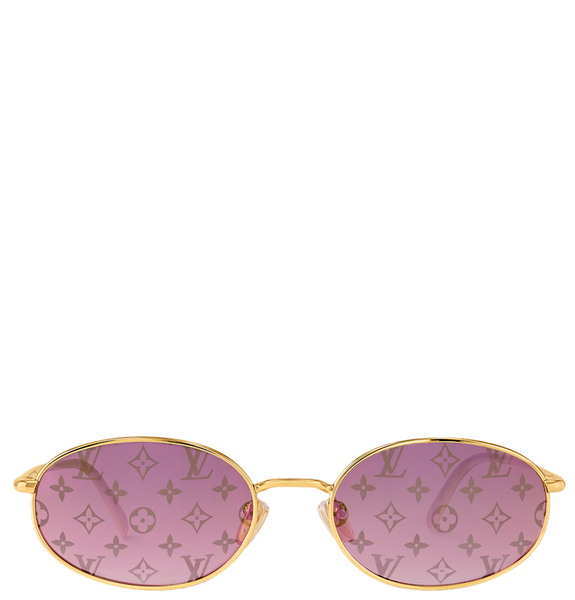  Kính Nữ Louis Vuitton Bright Oval Sunglasses 'Vieux Rose' 