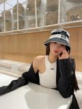  Mũ Nữ 13De Marzo Palda Bear Cafe Maid Pearl Bucket Hat 'Black' 