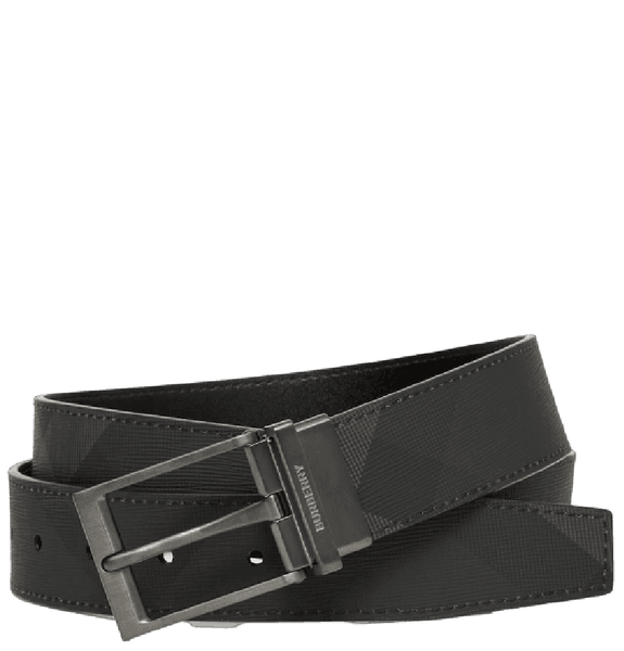  Thắt Lưng Nam Burberry Reversible Check Belt 'Charcoal' 