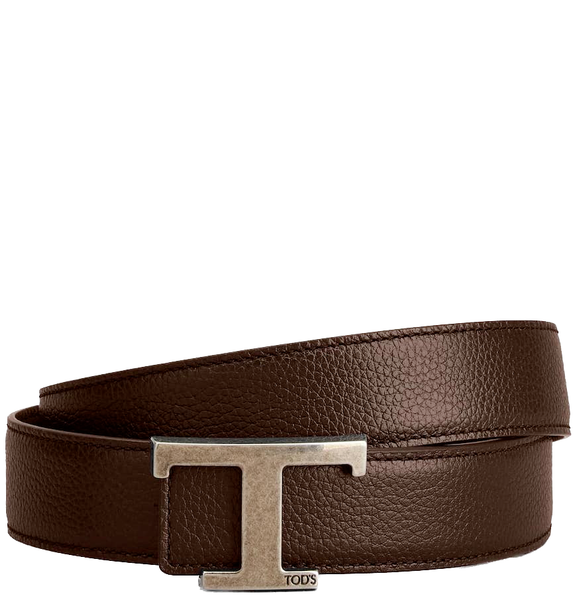  Thắt Lưng Nam Tod's T Timeless Reversible Belt Leather 'Brown' 