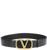  Thắt Lưng Nam Valentino Belt With V Logo 'Black' 