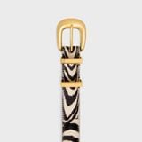 Thắt Lưng Nữ Celine Medium Western Belt 'Zebra' 