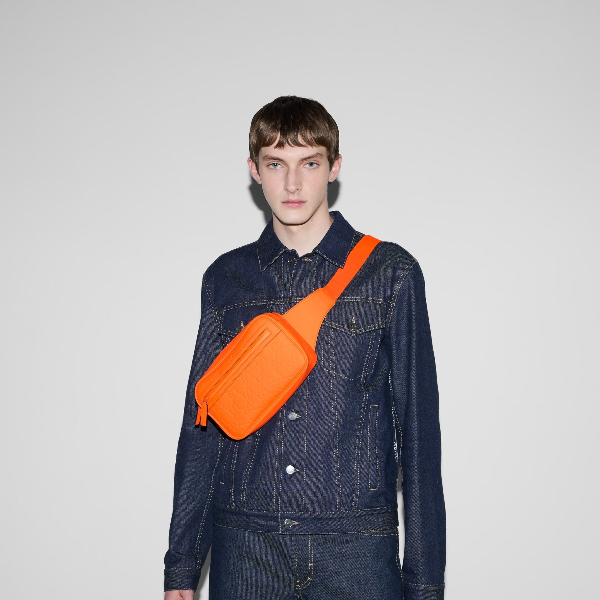  Túi Gucci Gg Rubber-effect Belt Bag 'Orange' 
