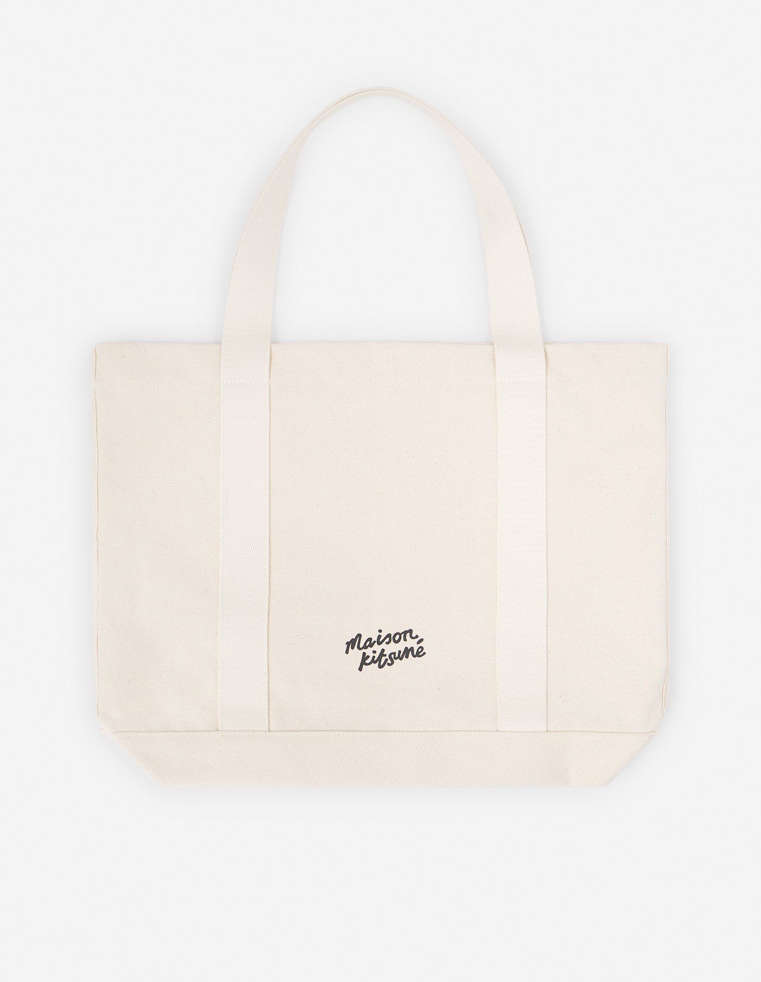  Túi Maison Kitsune Fox Head Tote Bag 'Ecru' 