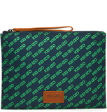  Túi Nam Kenzo Logo Large Shared Clutch 'Green' 