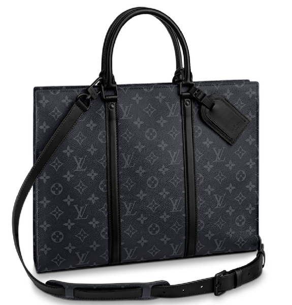  Túi Nam Louis Vuitton Sac Plat Horizontal Zippé 'Black' 