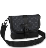  Túi Nam Louis Vuitton Saumur Messenger 'Monogram Black' 