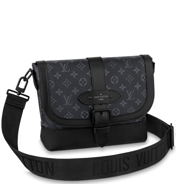  Túi Nam Louis Vuitton Saumur Messenger 'Monogram Black' 
