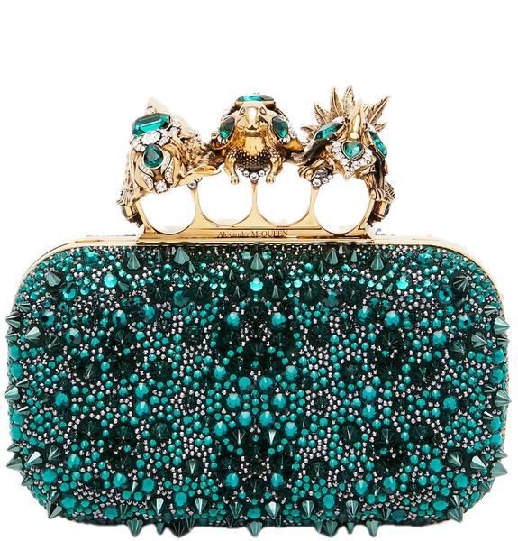  Túi Nữ Alexander McQueen Bosch Knuckle 'Emerald' 