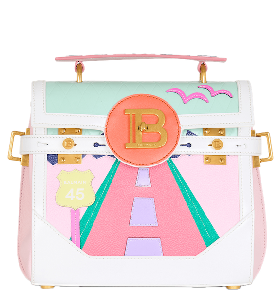  Túi Nữ Balmain B-Buzz 23 Patchwork Bag 'Multicolor' 