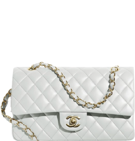  Túi Nữ Chanel Classic Handbag Lambskin 'Light Blue' 