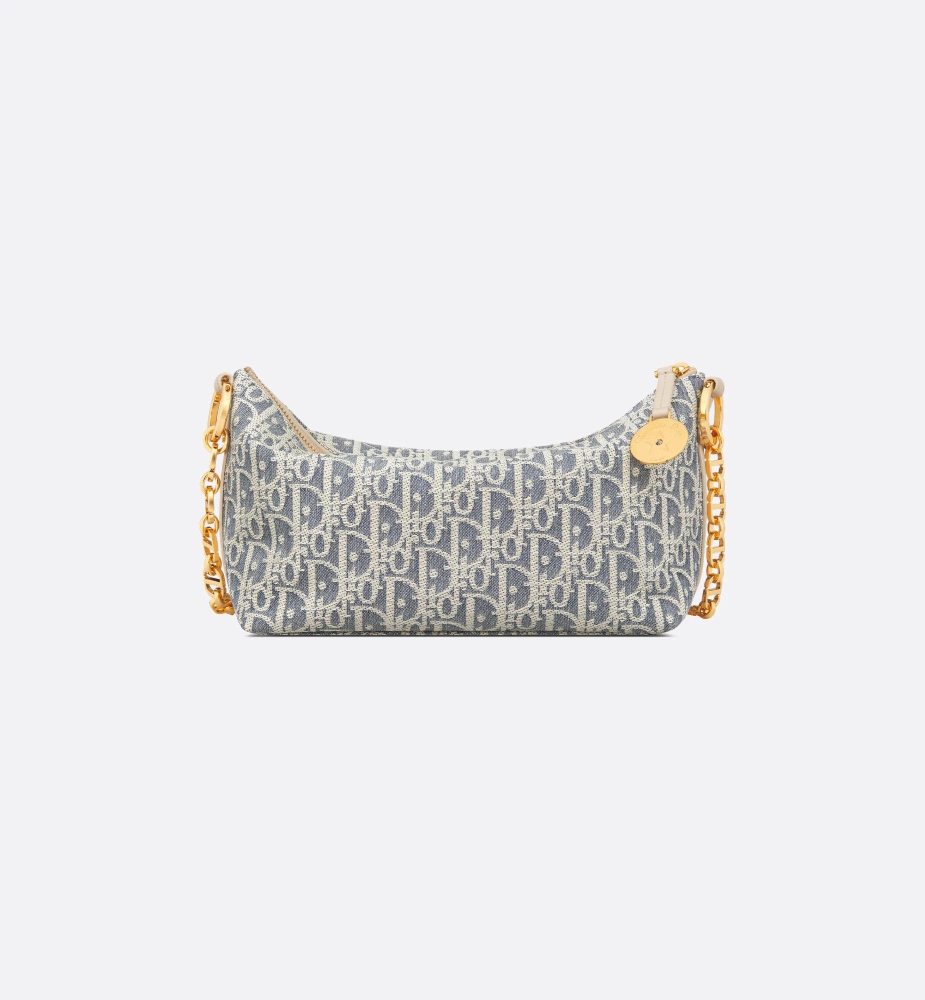  Túi Nữ Dior Diorstar Hobo Bag With Chain 'Blue' 