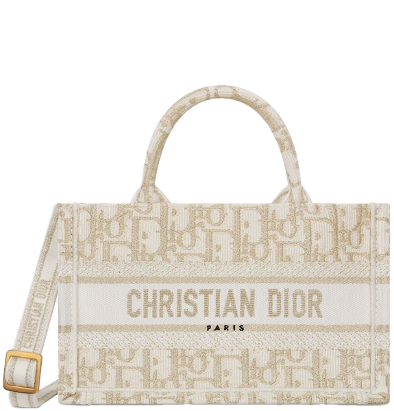  Túi Nữ Dior Mini Book Tote With Strap 'Gold-tone' 