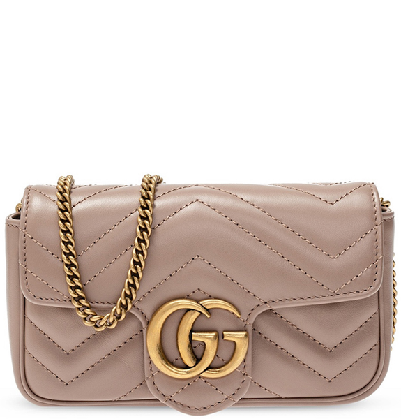  Túi Nữ Gucci GG Marmont Matelassé 'Dusty Pink' ‎ 