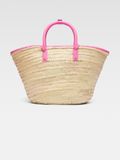  Túi Nữ Jacquemus The Soli Basket 'Neon Pink' 