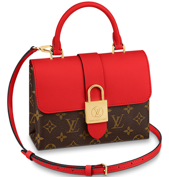  Túi Nữ Louis Vuitton Locky BB Monogram 'Coquelicot Red' 