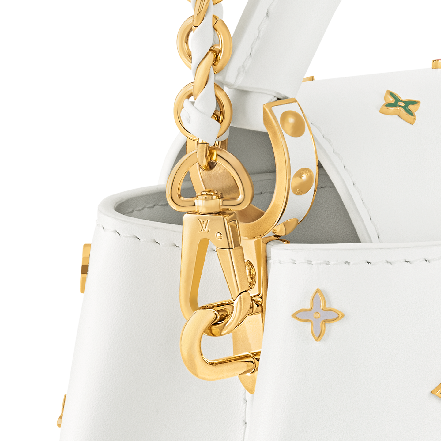  Túi Nữ Louis Vuitton LV x TM Capucines Mini Bag 'White' 