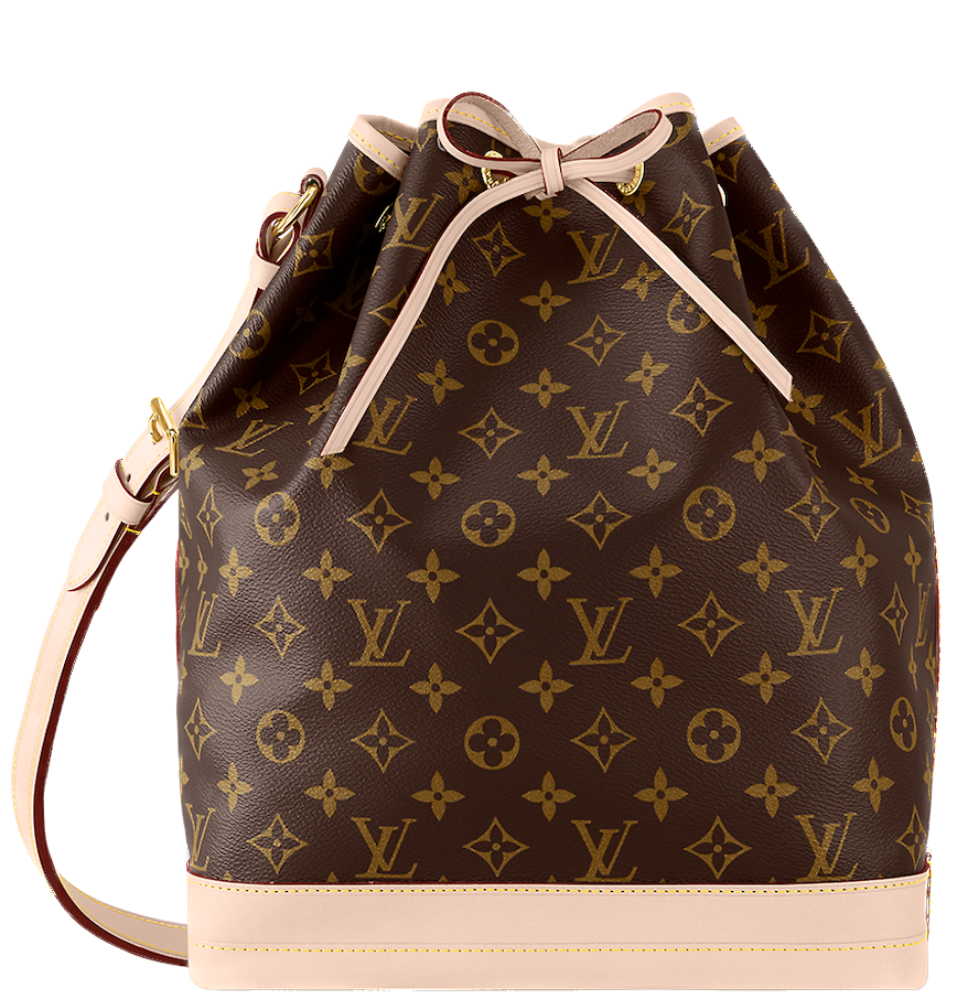  Túi Nữ Louis Vuitton Noe Monogram Coated Canvas 'Brown' 